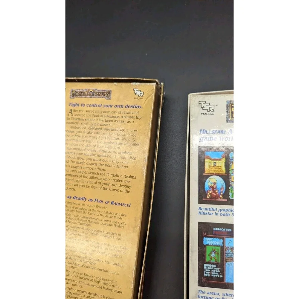 Advanced Dungeons & Dragons Forgotten Realms IBM PC Game CIB Set Vol. 1-3 & More